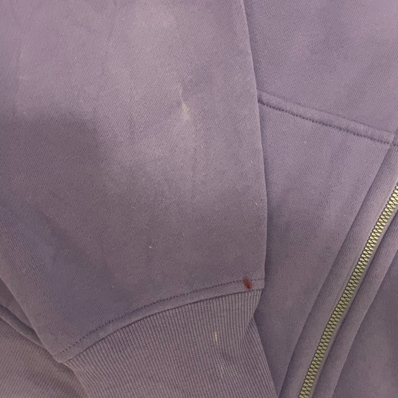 Lululemon Scuba Full Zip Hoodie Purple Lavender Size XL/XXL - Picture 3 of 4
